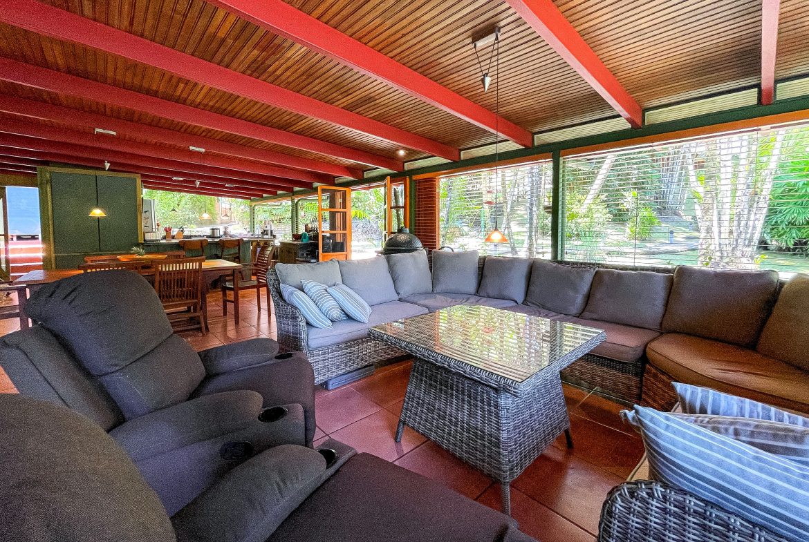 MAIN HOME, 3 CABINS, POOL, SUANA, AND WORKSHOP – 1.73 ACRES