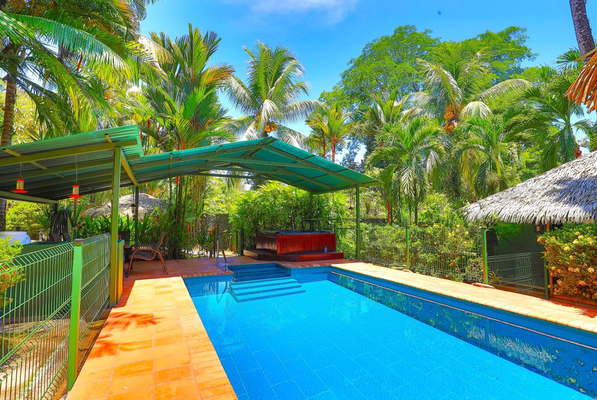MAIN HOME, 3 CABINS, POOL, SUANA, AND WORKSHOP – 1.73 ACRES, Uvita, Costa Rica — photo 5