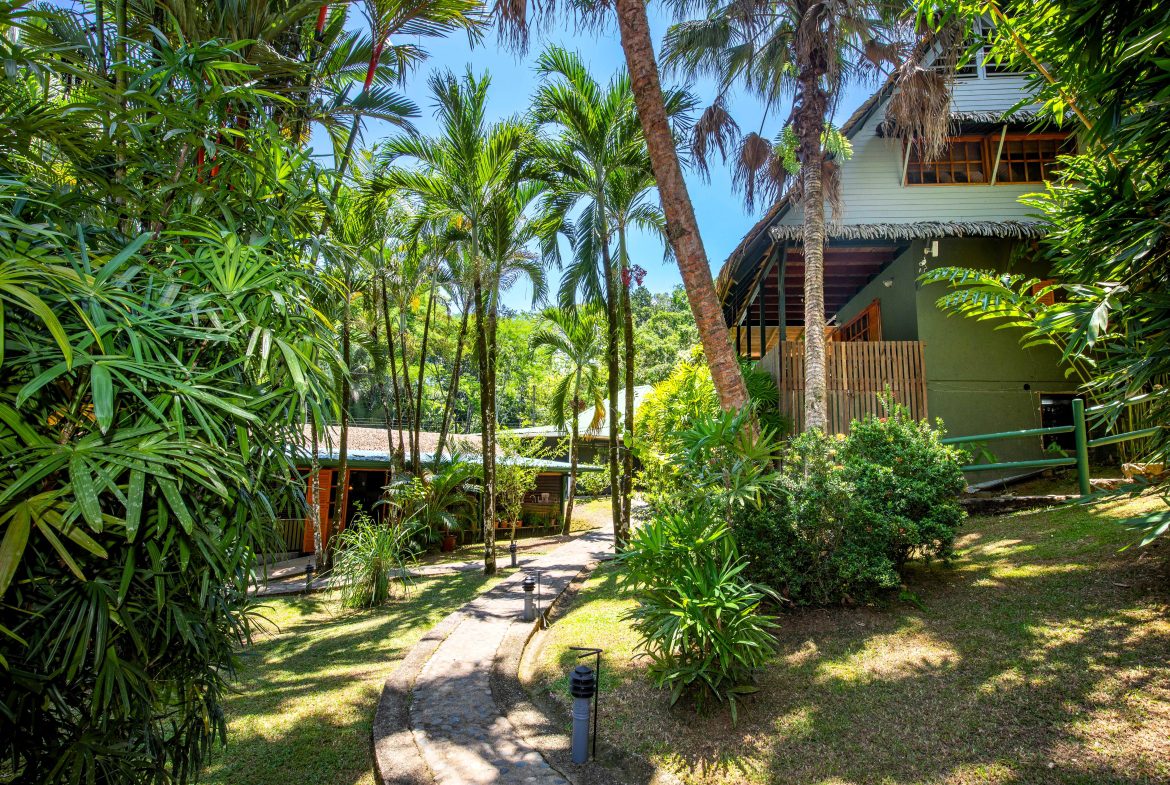 MAIN HOME, 3 CABINS, POOL, SUANA, AND WORKSHOP – 1.73 ACRES