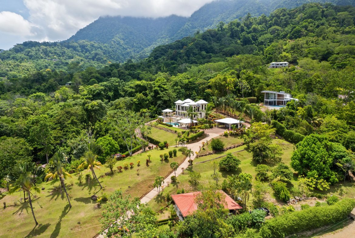OCEAN VIEW ESTATE HOME WITH GUEST BUNGALOW, CARETAKER HOME, FRUIT TREES, AND WATERFALL – 3.47 ACRES