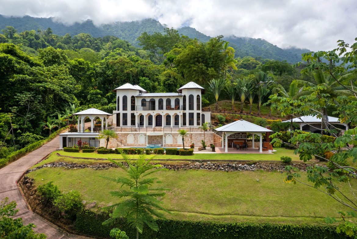 OCEAN VIEW ESTATE HOME WITH GUEST BUNGALOW, CARETAKER HOME, FRUIT TREES, AND WATERFALL – 3.47 ACRES, Uvita, Costa Rica — photo 6