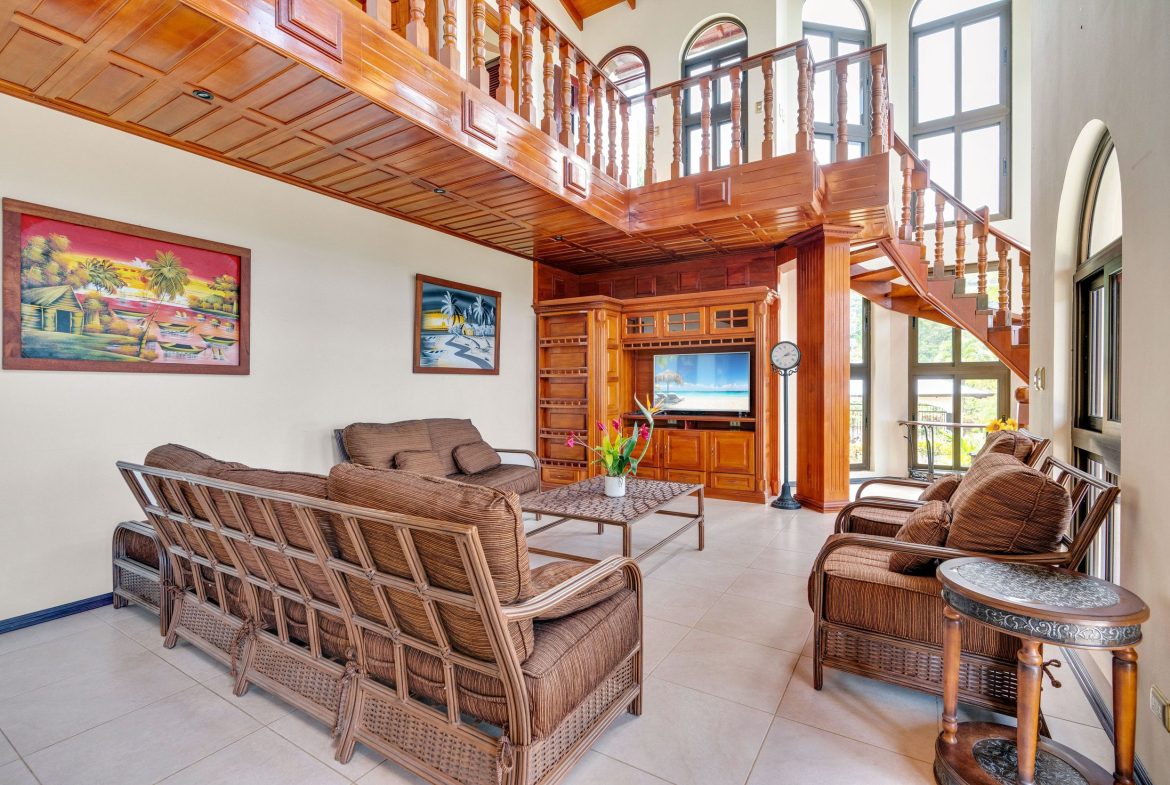 OCEAN VIEW ESTATE HOME WITH GUEST BUNGALOW, CARETAKER HOME, FRUIT TREES, AND WATERFALL – 3.47 ACRES, Uvita, Costa Rica — photo 7