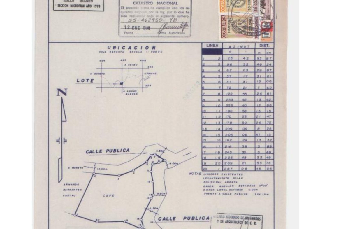 PARORAMIC VIEW OF THE SOUTH PACIFIC COSTS LOT – 3.36 ACRES