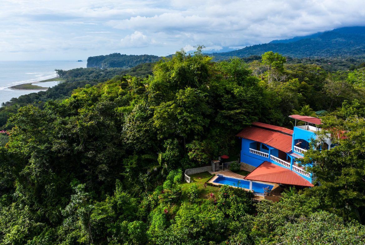 HOUSE AND CABINS WITH AMAZING OCEAN VIEWS – 1.75 ACRES, Uvita, Costa Rica — photo 5