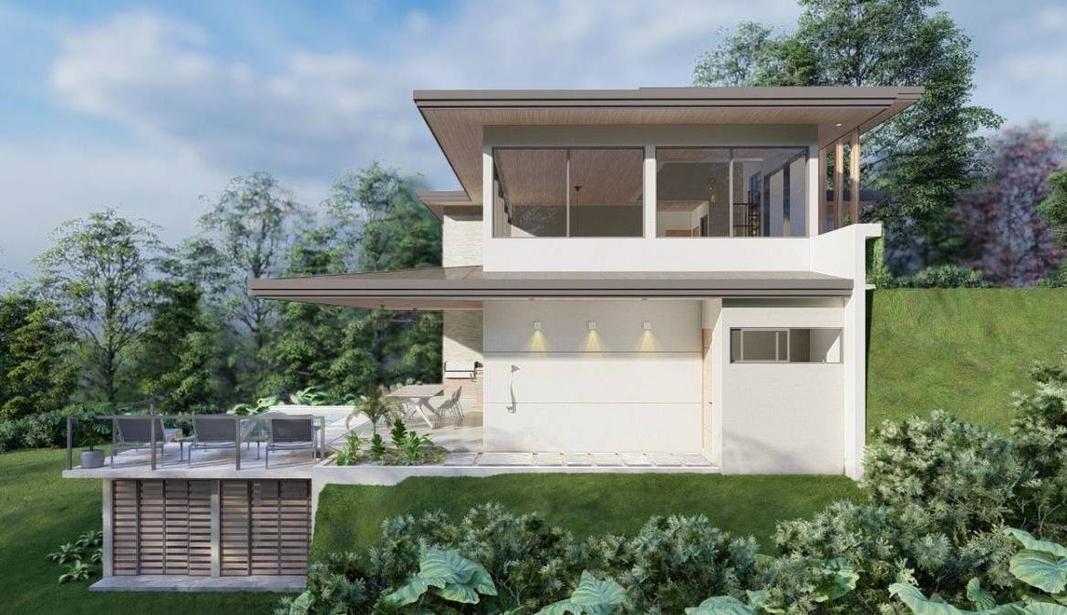VILLA OJOCHE 3 BEDROOM HOMW WITH GREAT OCEAN VIEWS – 2.2 ACRES