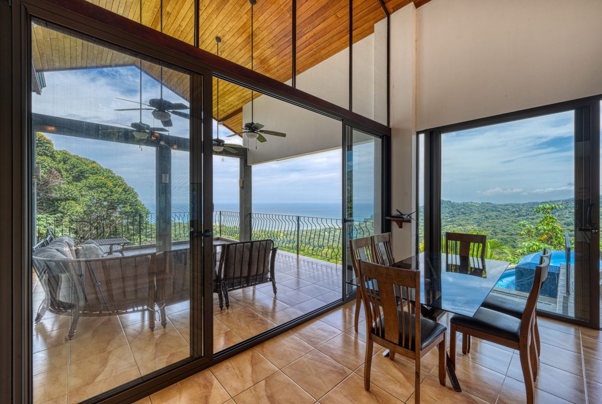 Best Views in Dominical – Home with Apartment and Infinity Pool – 1.47 Acres