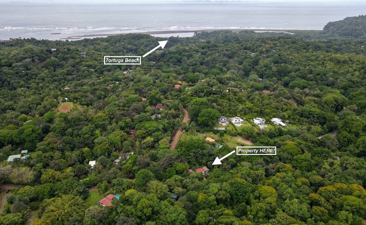 3 BEDROOM HOME AND TWO CABINAS WITH VIEWS TO THE STREAM – 1.96 ACRES