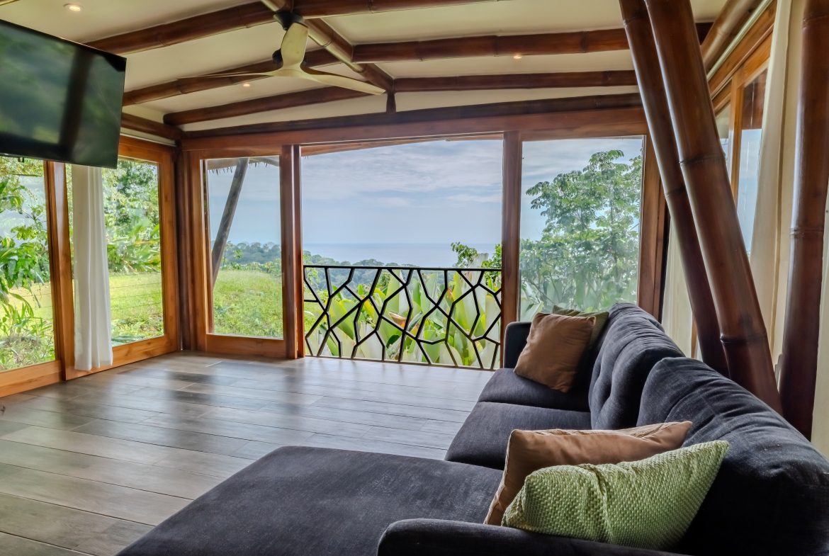 OCEAN VIEW HOME IN  DOMINICAL ,GATED COMMUNITY  – 2.22 ACRES