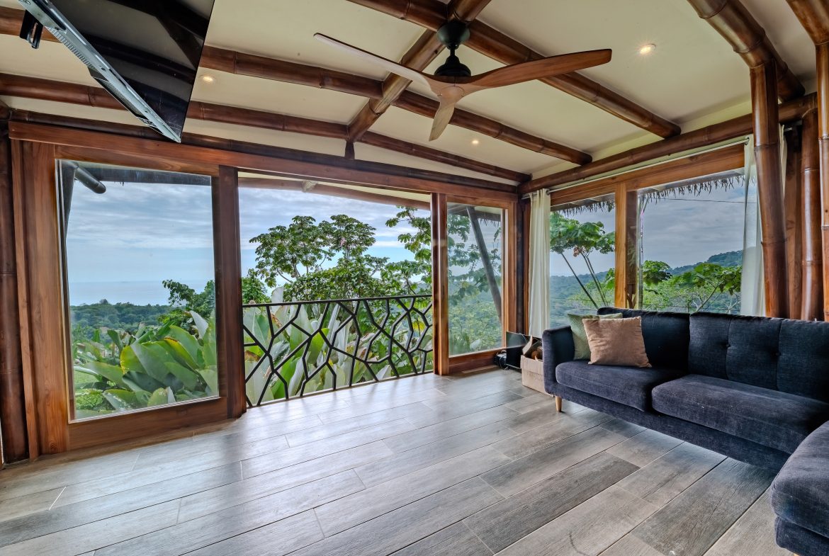 OCEAN VIEW HOME IN  DOMINICAL ,GATED COMMUNITY  – 2.22 ACRES