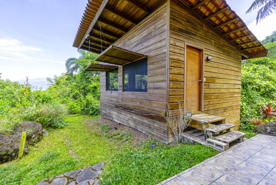 PROPERTY WITH MANICURED LANDSCAPED , OCEAN AND VALLEY VIEW PLUS SMALL HOUSE , CABIN AND STUDIO – 4.72 ACRES