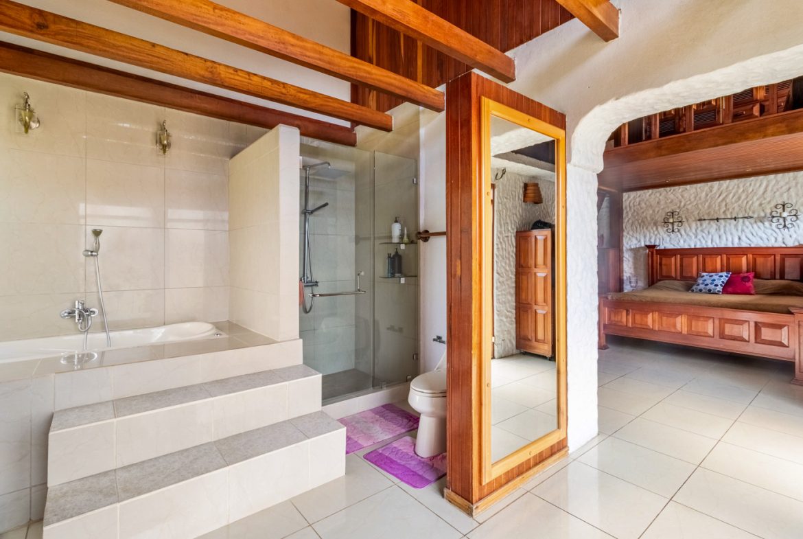 LUXURIOUS 4 BEDROOM HOME PLUS GUEST HOUSE WITH JUNGLE AND RIVER – 1.44 ACRES