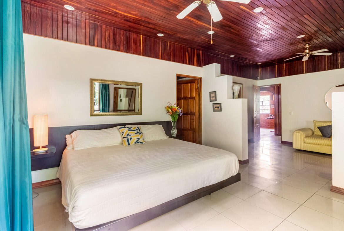 LUXURIOUS 4 BEDROOM HOME PLUS GUEST HOUSE WITH JUNGLE AND RIVER – 1.44 ACRES