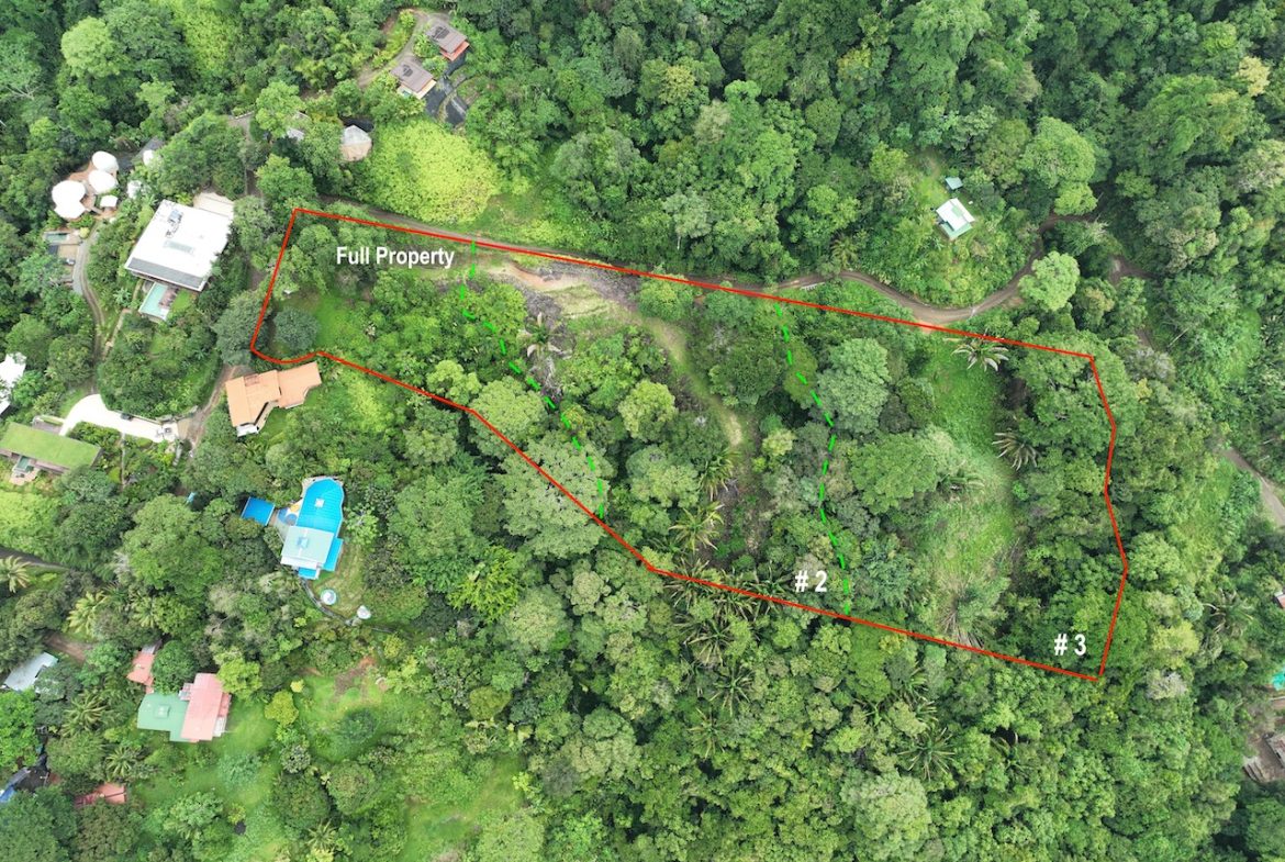 OCEAN VIEW LAND WITH PANORAMIC VIEWS – 3.95 ACRES