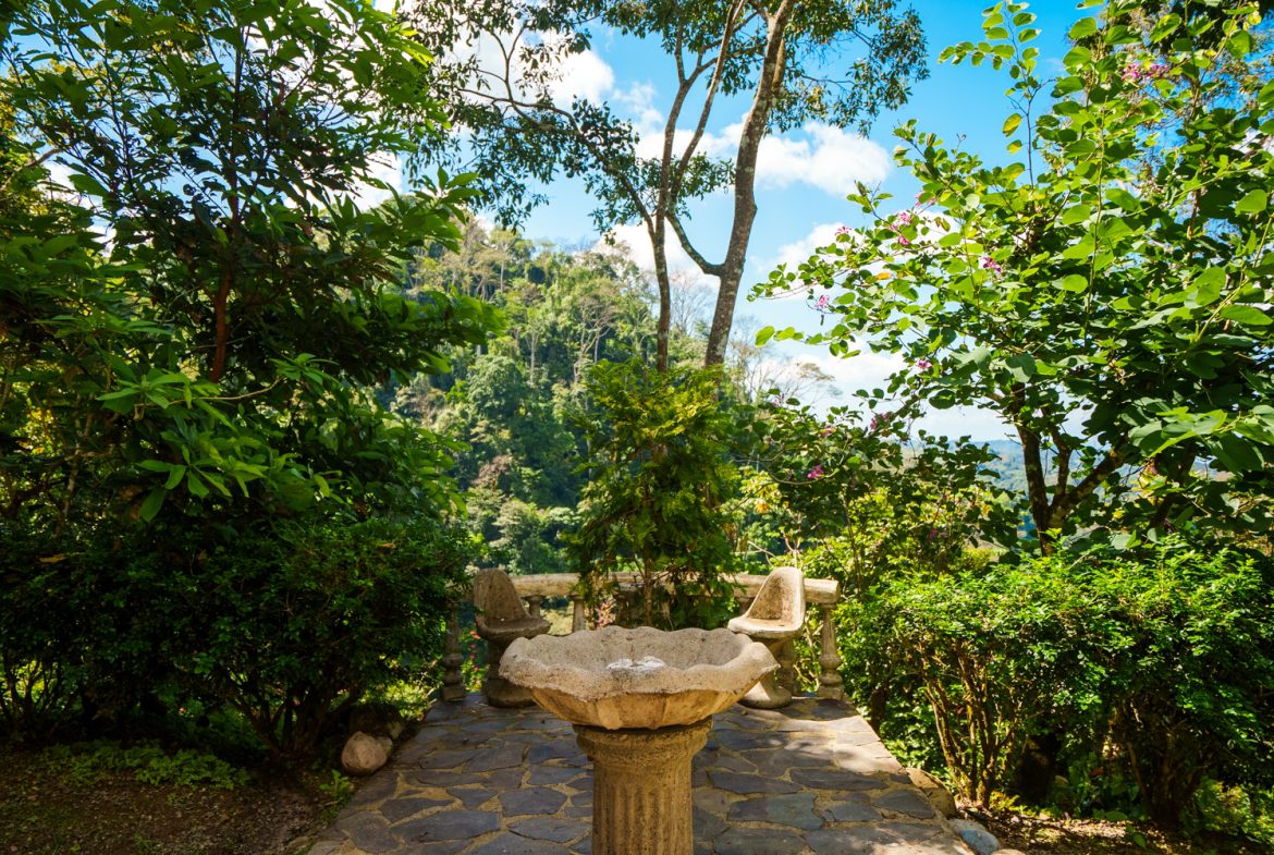 LUXURIOUS RETREAT WITH LARGE WATERFALL ON THE PROPERTY AND EXPANSIVE OCEAN VIEW – 12 ACRES