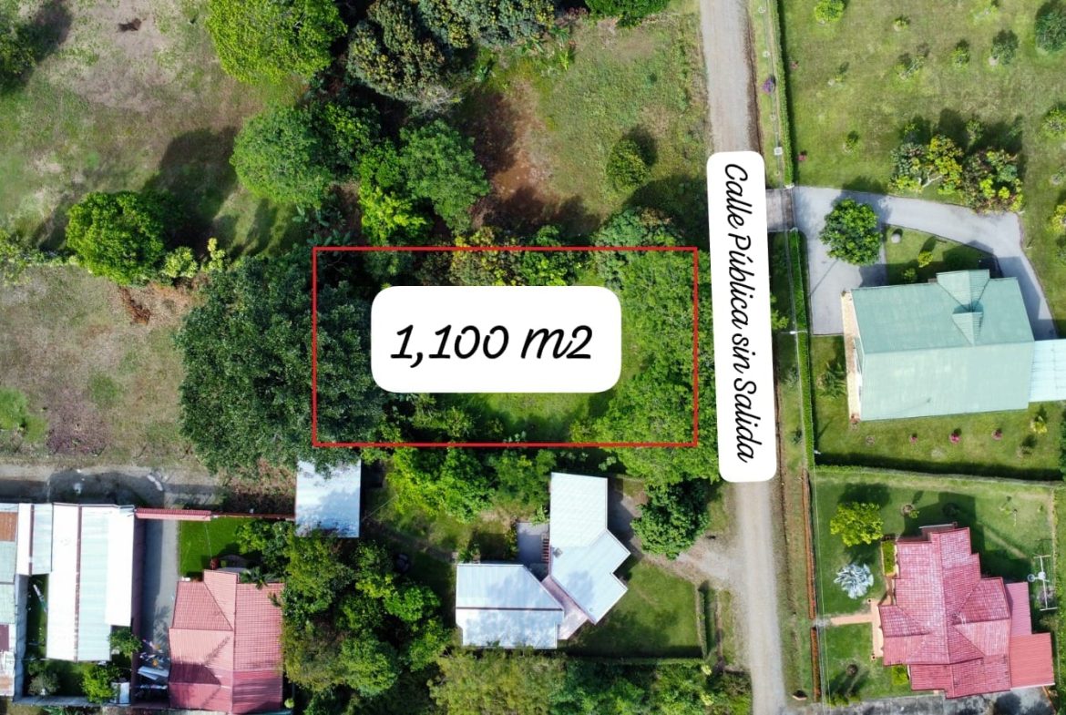 PRIME 1,100 M² LOT IN RESIDENCIAL LOS VIEJOS – FLAT, PRIVATE, AND READY TO BUILD