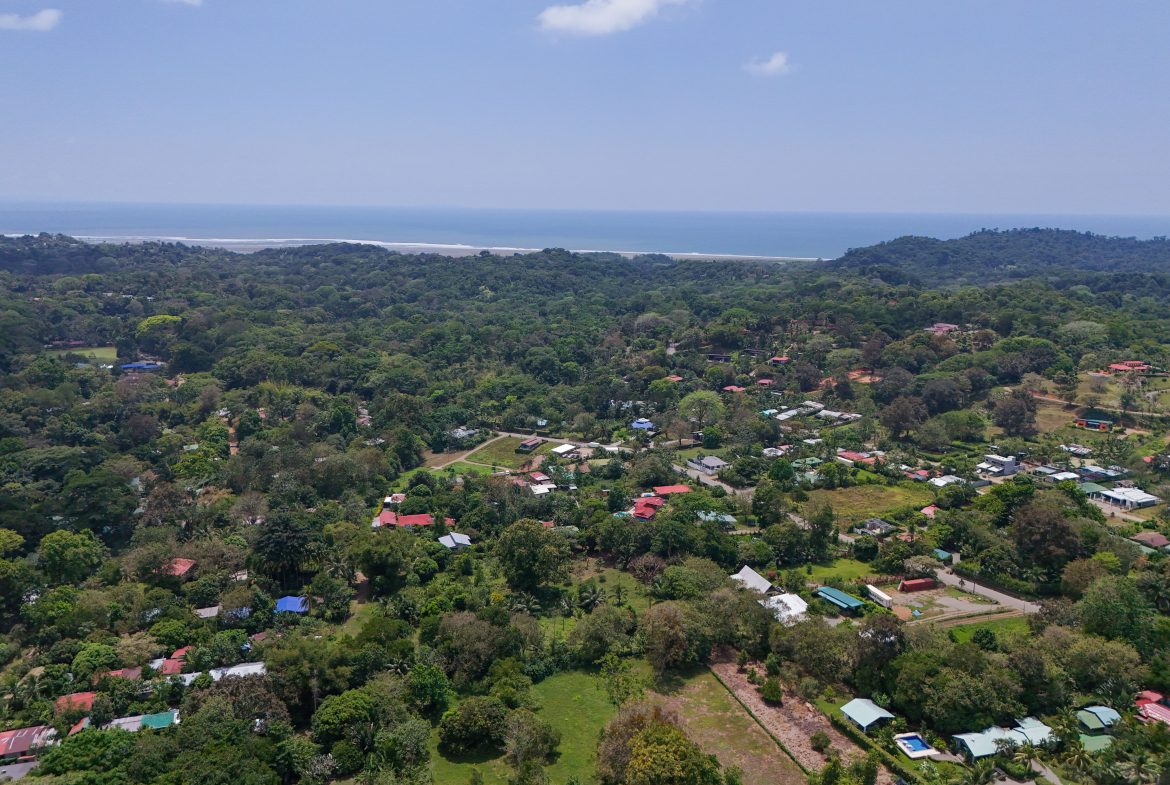 Centrally located .29 acre Ojochal Lot with Mountain Views and Ready to Build