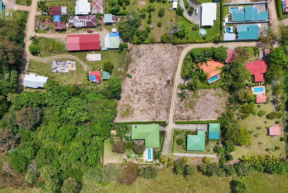 Centrally located .29 acre Ojochal Lot with Mountain Views and Ready to Build