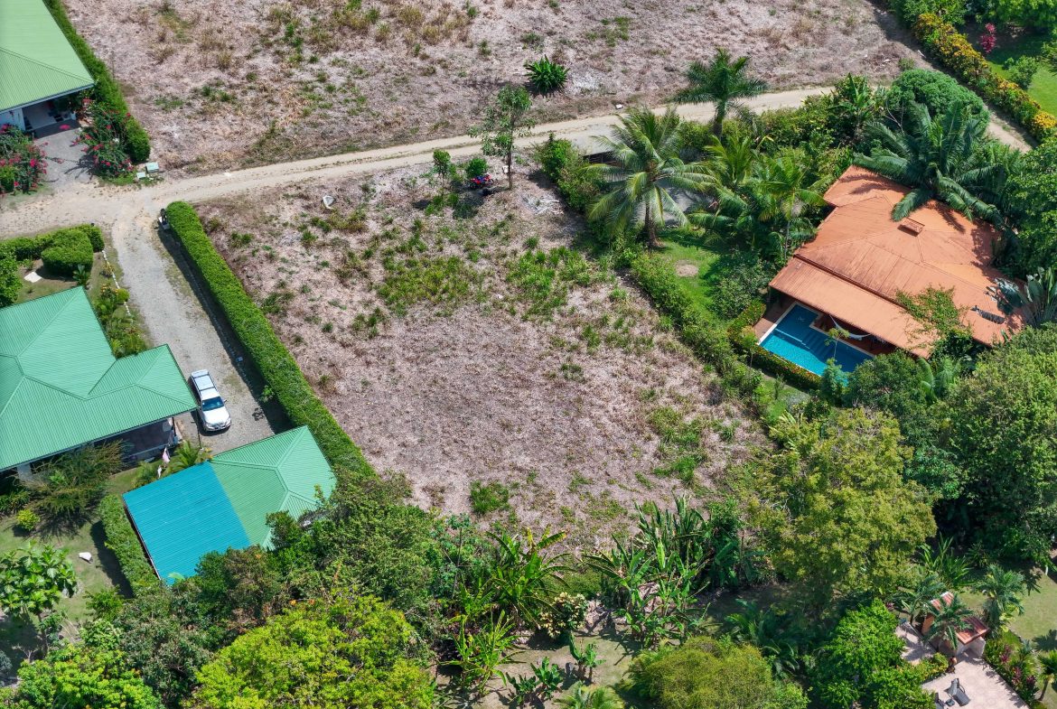 Centrally located .29 acre Ojochal Lot with Mountain Views and Ready to Build