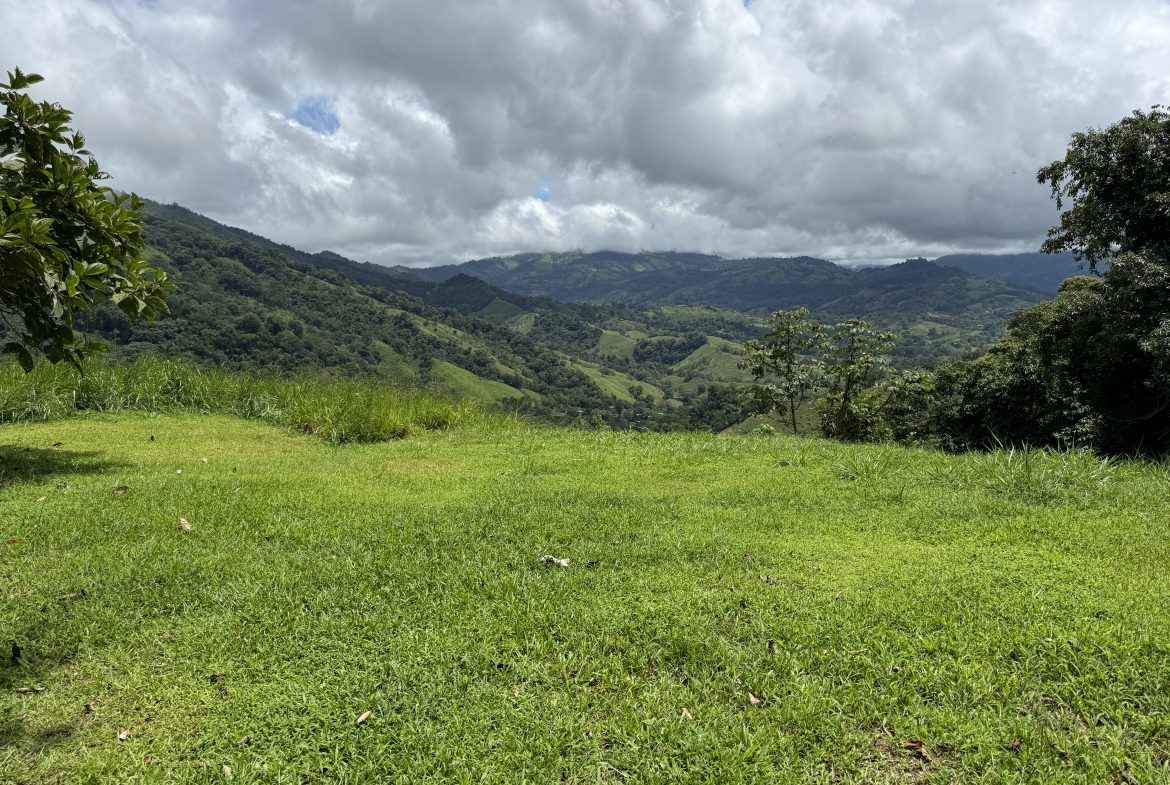 OCEAN & MOUNTAIN VIEW ESTATE WITH RIVER,CREEK, JUNGLE, PASTURE, AND DEVELOPMENT POTENTIAL NEAR DOMINICAL BEACH – 164.8-ACRE