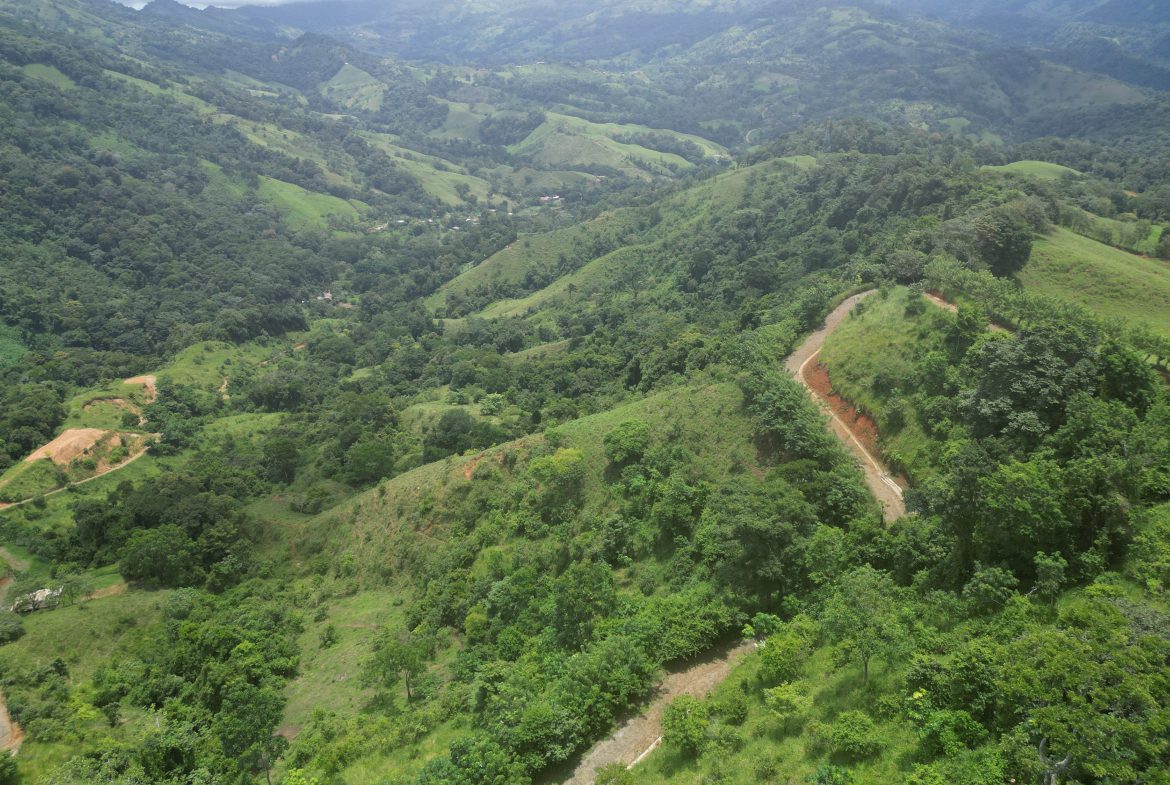 OCEAN & MOUNTAIN VIEW ESTATE WITH RIVER,CREEK, JUNGLE, PASTURE, AND DEVELOPMENT POTENTIAL NEAR DOMINICAL BEACH – 164.8-ACRE