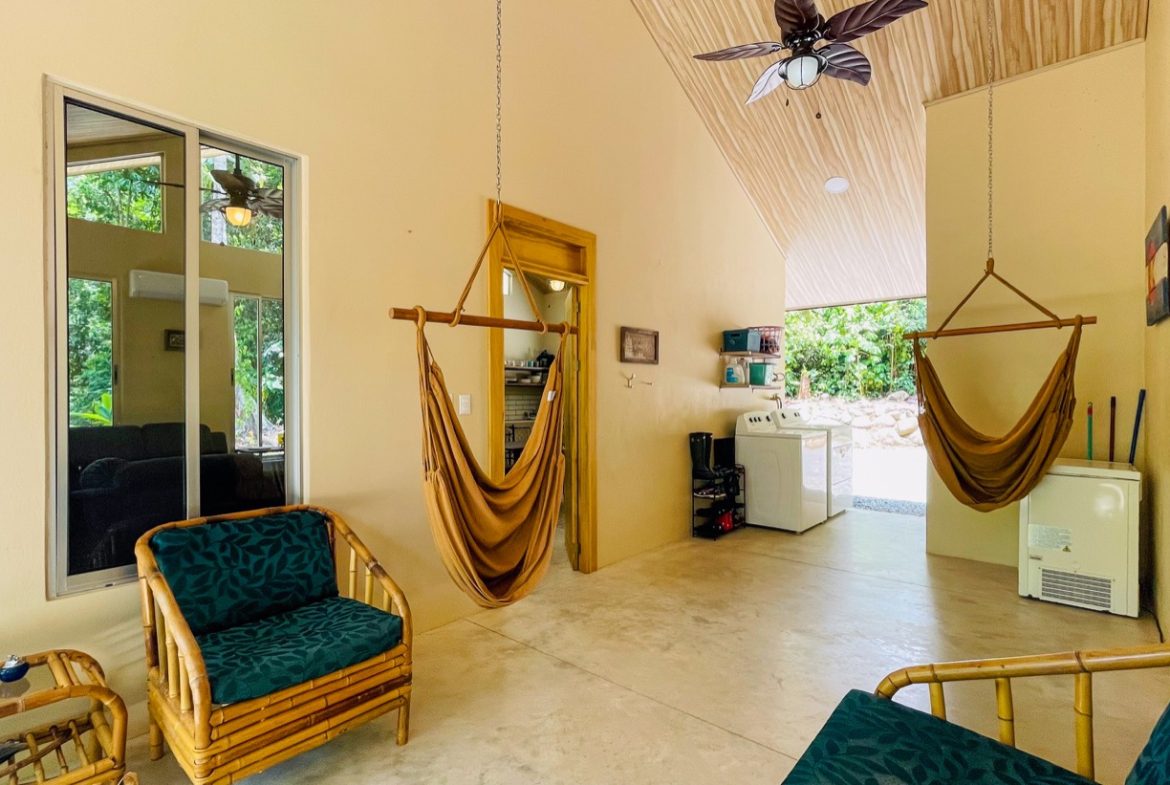 TROPICAL RIVERFRONT ESTATE IN CINCO VENTANAS – 5.65 ACRES WITH MULTIPLE HOMES, BUILD SITES & JUNGLE OASIS