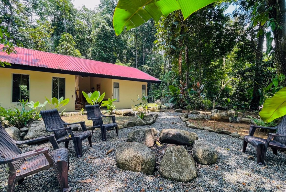 TROPICAL RIVERFRONT ESTATE IN CINCO VENTANAS – 5.65 ACRES WITH MULTIPLE HOMES, BUILD SITES & JUNGLE OASIS