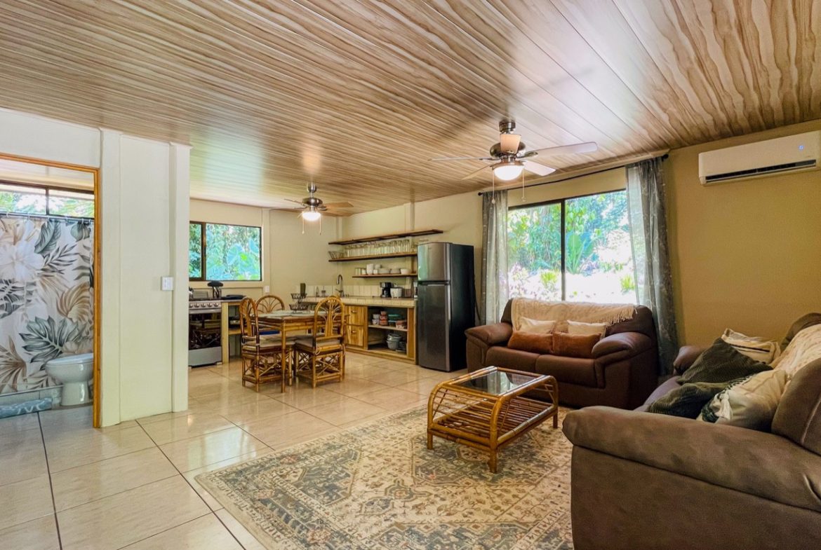 TROPICAL RIVERFRONT ESTATE IN CINCO VENTANAS – 5.65 ACRES WITH MULTIPLE HOMES, BUILD SITES & JUNGLE OASIS