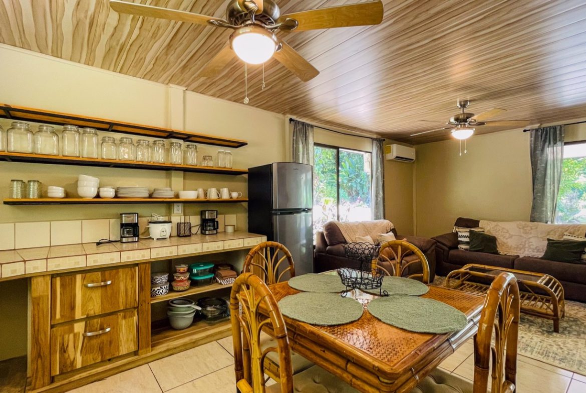 TROPICAL RIVERFRONT ESTATE IN CINCO VENTANAS – 5.65 ACRES WITH MULTIPLE HOMES, BUILD SITES & JUNGLE OASIS