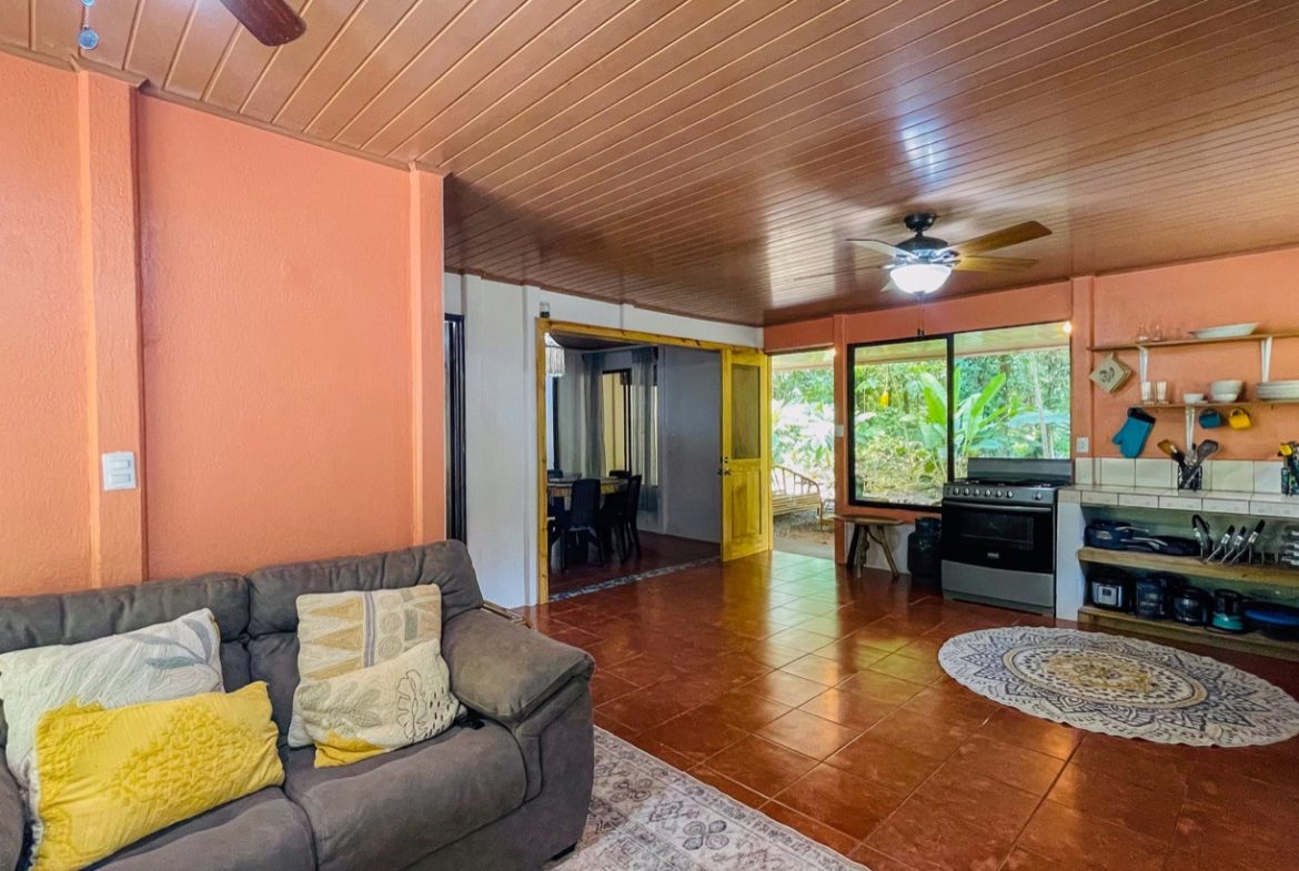 TROPICAL RIVERFRONT ESTATE IN CINCO VENTANAS – 5.65 ACRES WITH MULTIPLE HOMES, BUILD SITES & JUNGLE OASIS