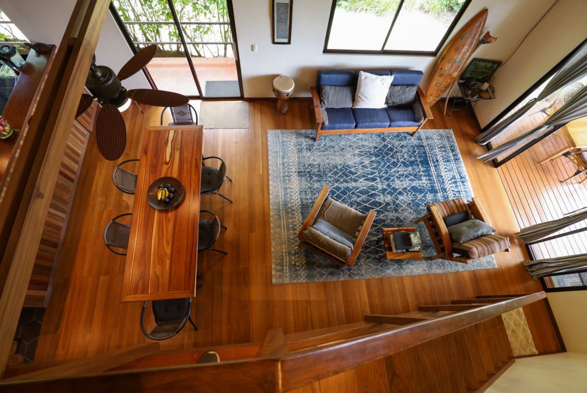 TROPICAL RETREAT IN PLATANILLO – OCEAN VIEW HOME PLUS APARTMENT IN ESTABLISHED COMMUNITY – 0.88 ACRES