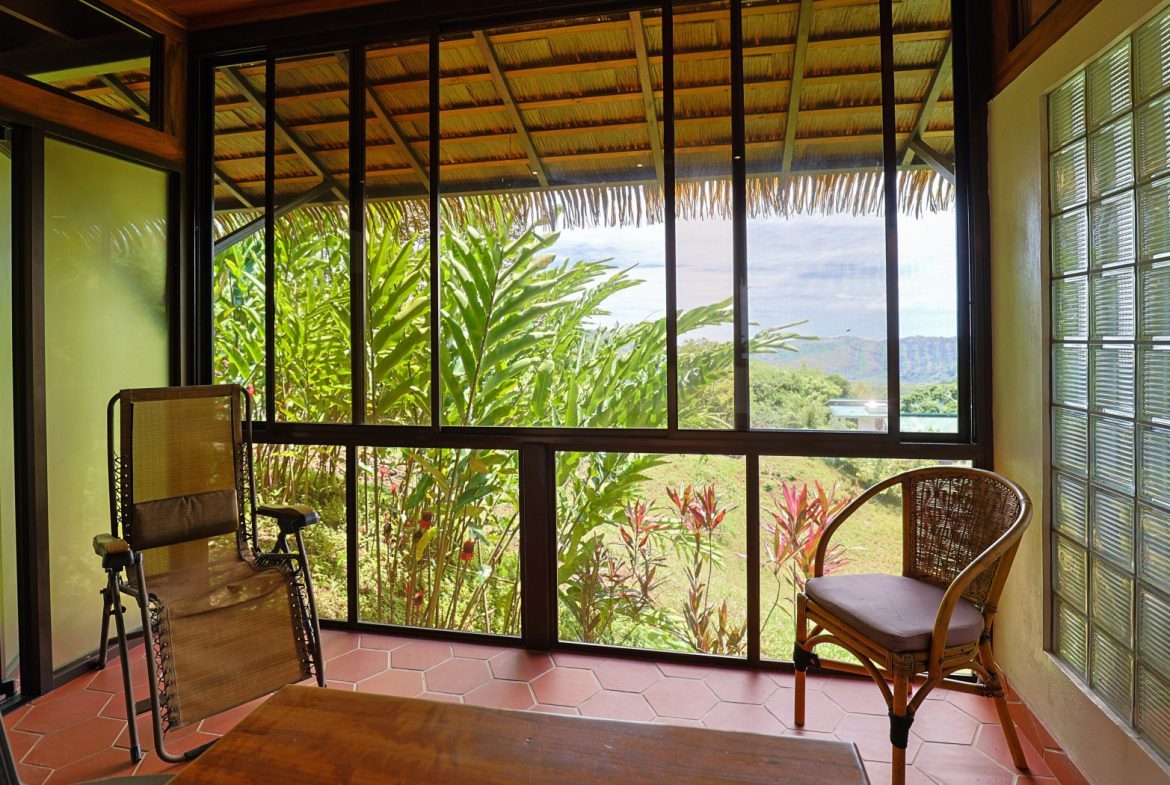 TROPICAL RETREAT IN PLATANILLO – OCEAN VIEW HOME PLUS APARTMENT IN ESTABLISHED COMMUNITY – 0.88 ACRES