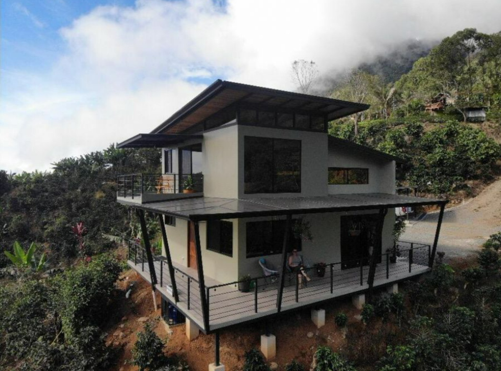 Modern country house with guest cottage amidst a coffee plantation in Perez Zeledon Costa Rica01