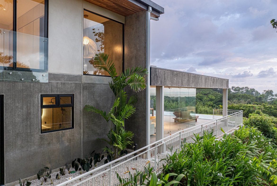 New contemporary tropical villa boasts with a movie theater and views of the iconic whale’s tail