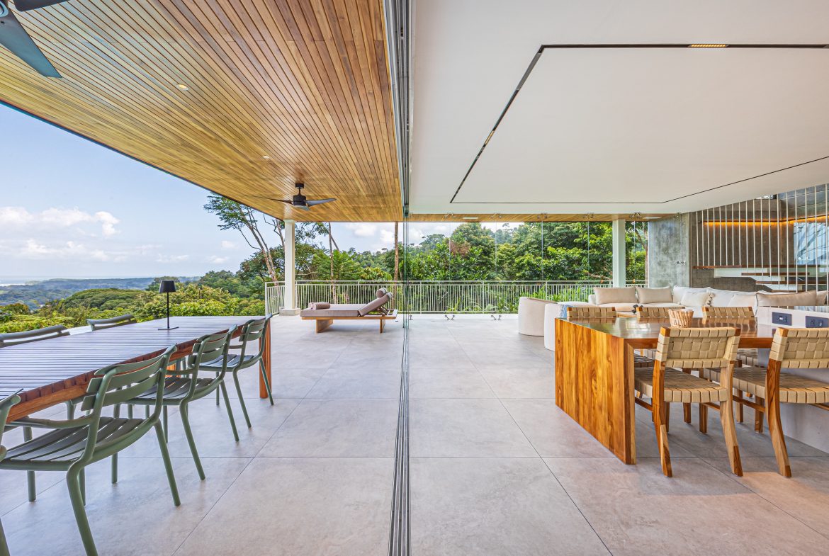 New contemporary tropical villa boasts with a movie theater and views of the iconic whale’s tail