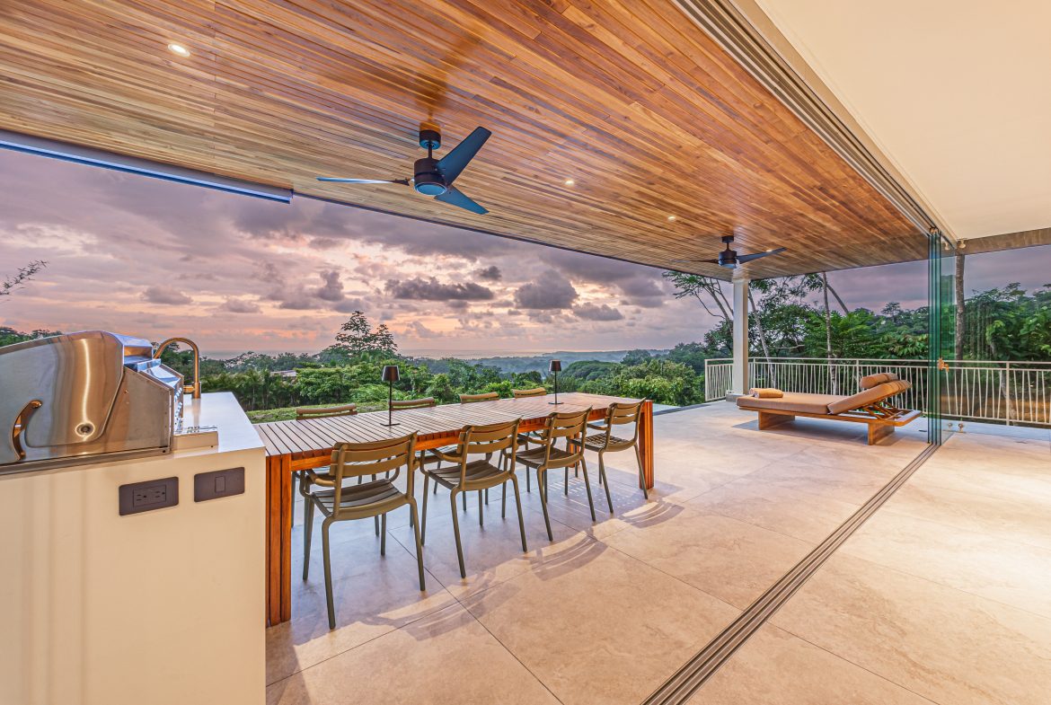 New contemporary tropical villa boasts with a movie theater and views of the iconic whale’s tail