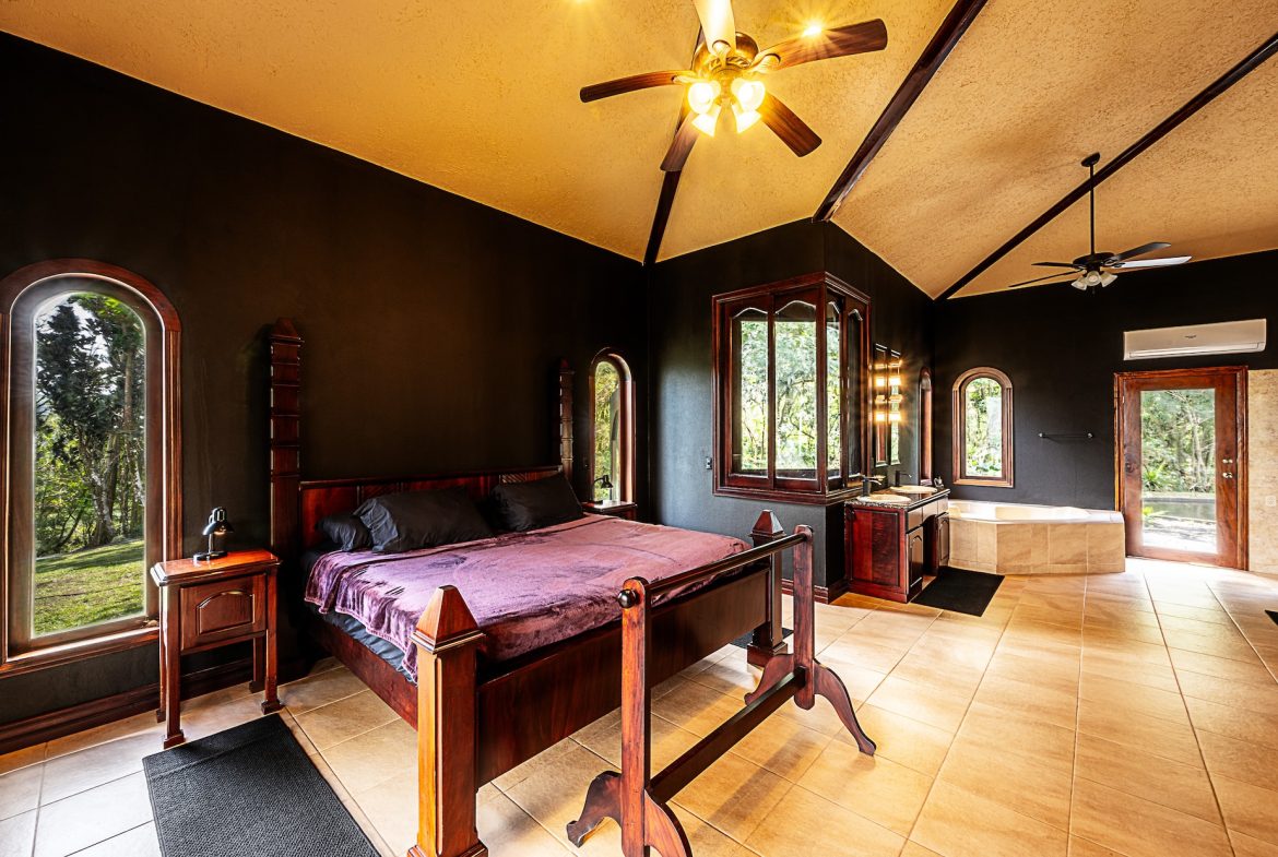 JUNGLE PROPERTY WITH IN FRONT ARENAL LAKE VIEW  AND GUEST GUEST HOUESE, IN TEJONA – 4.17 ACRES
