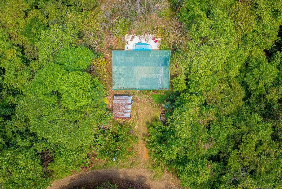 JUNGLE PROPERTY WITH 2 BEDROOM AND PANORAMIC VIEWS OF THE MOUNTAINS, IN OJOCHAL – 1.3 ACRES, Uvita, Costa Rica — photo 2