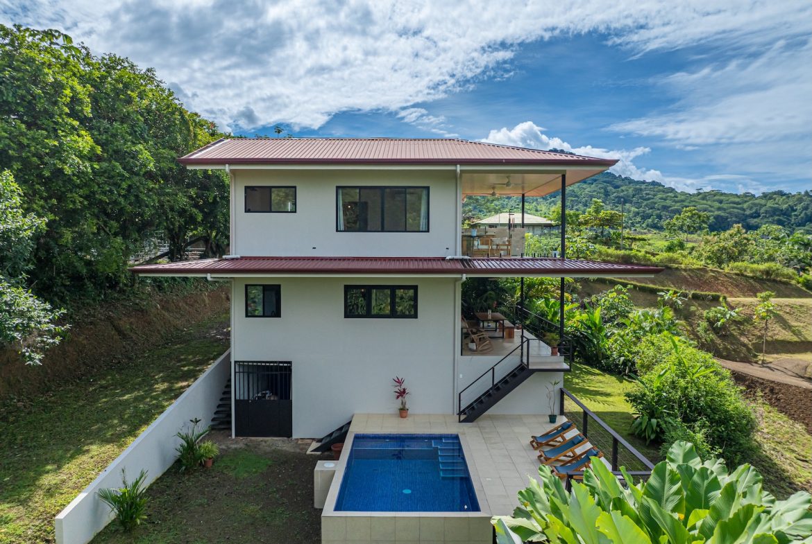 TWO FLOOR PROPERTY WITH TWO BEDROOM AND OCEAN VIEWS, IN SAN JOSECITO – 2.2 ACRES, Uvita, Costa Rica — photo 4