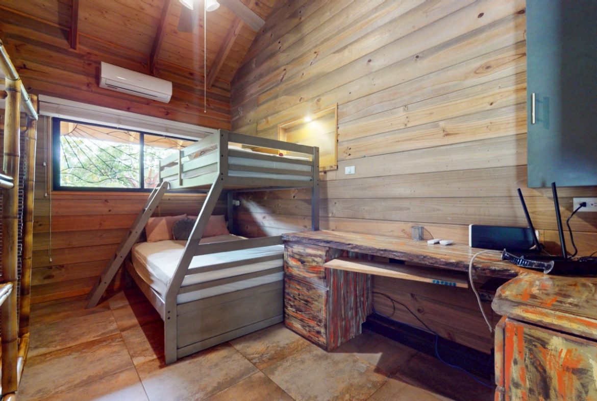JUNGLE PROPERTY WITH WOOD CABIN  TWO BEDROOM AND POOL, IN OJOCHAL – 1.18 ACRES