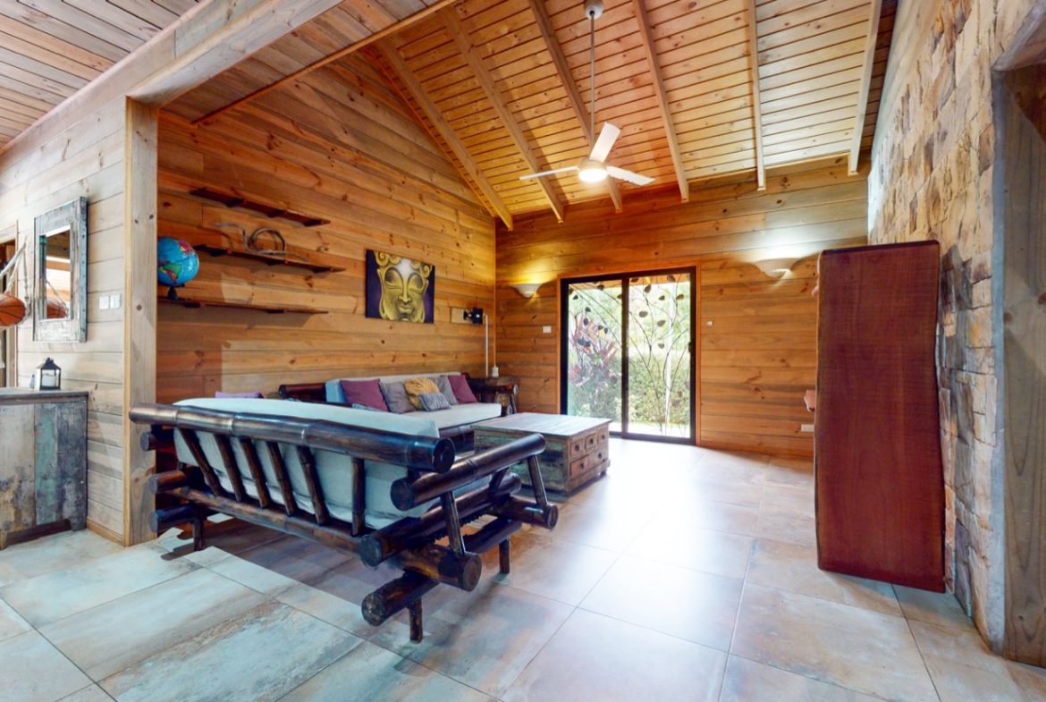 JUNGLE PROPERTY WITH WOOD CABIN  TWO BEDROOM AND POOL, IN OJOCHAL – 1.18 ACRES