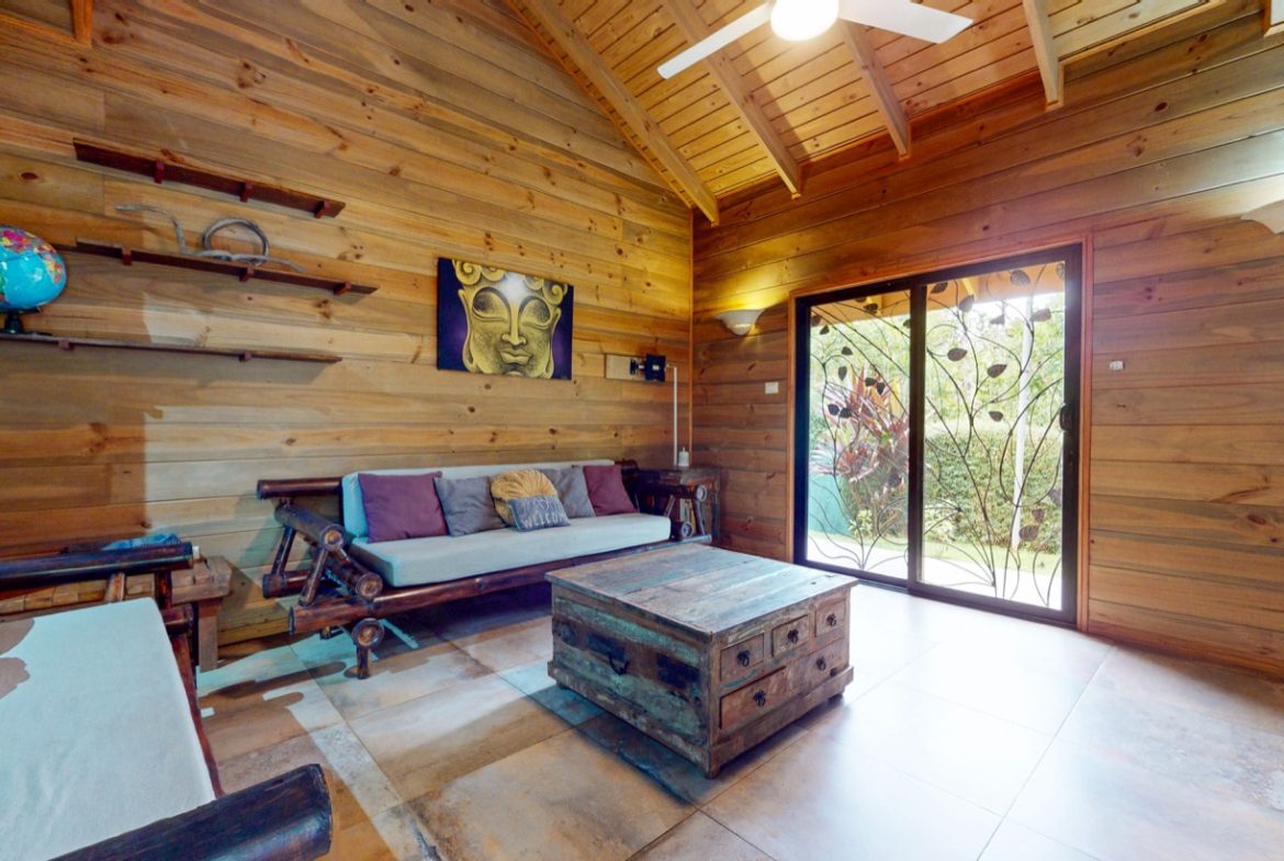 JUNGLE PROPERTY WITH WOOD CABIN  TWO BEDROOM AND POOL, IN OJOCHAL – 1.18 ACRES