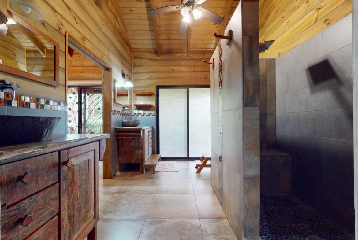 JUNGLE PROPERTY WITH WOOD CABIN  TWO BEDROOM AND POOL, IN OJOCHAL – 1.18 ACRES