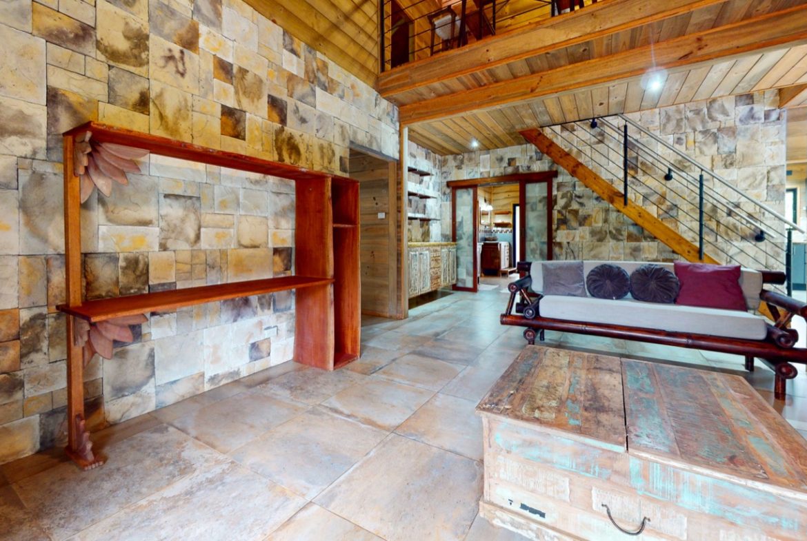 JUNGLE PROPERTY WITH WOOD CABIN  TWO BEDROOM AND POOL, IN OJOCHAL – 1.18 ACRES