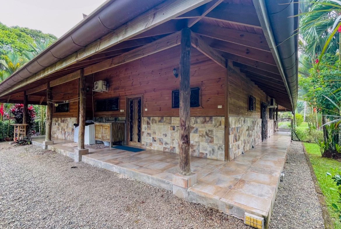 JUNGLE PROPERTY WITH WOOD CABIN  TWO BEDROOM AND POOL, IN OJOCHAL – 1.18 ACRES