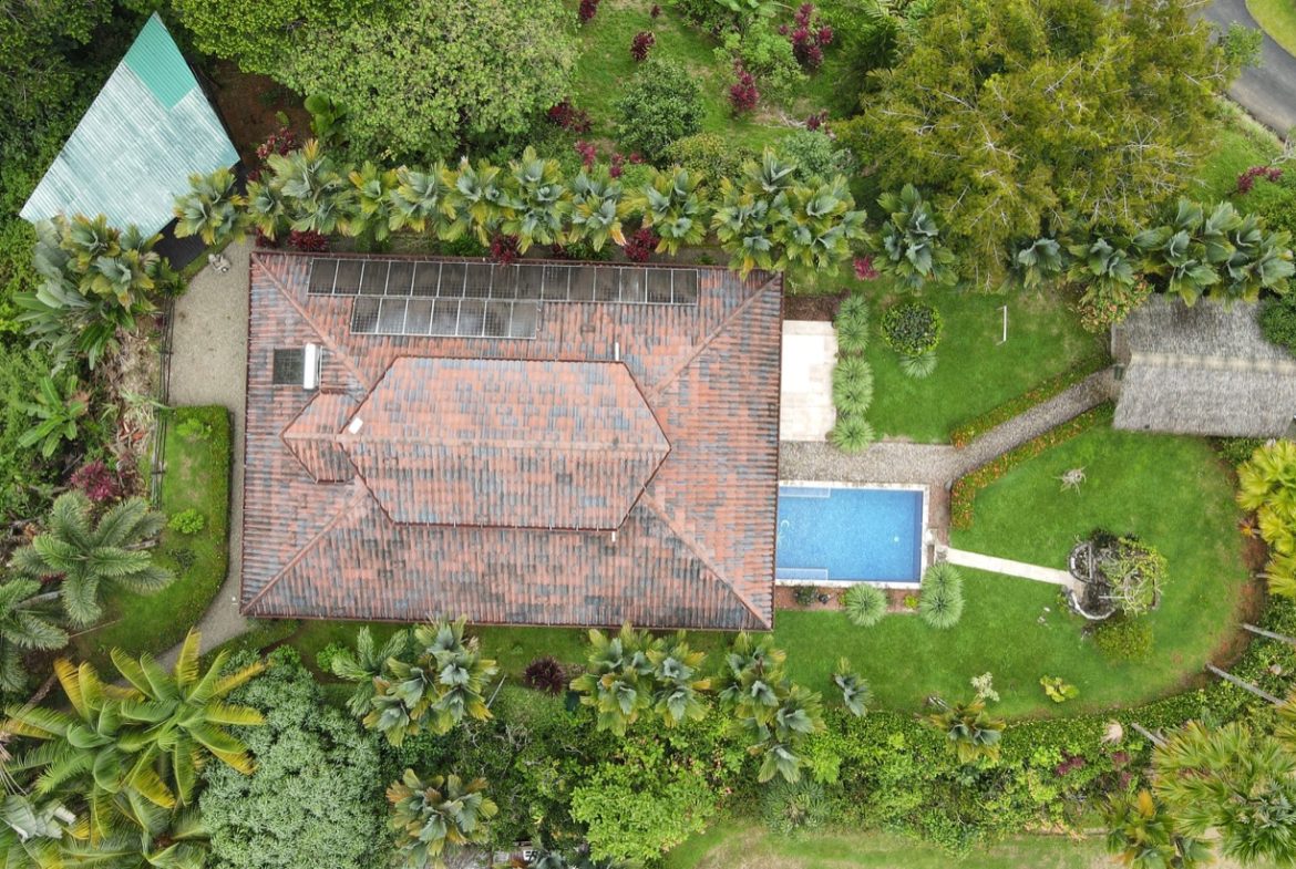 JUNGLE PROPERTY WITH WOOD CABIN  TWO BEDROOM AND POOL, IN OJOCHAL – 1.18 ACRES