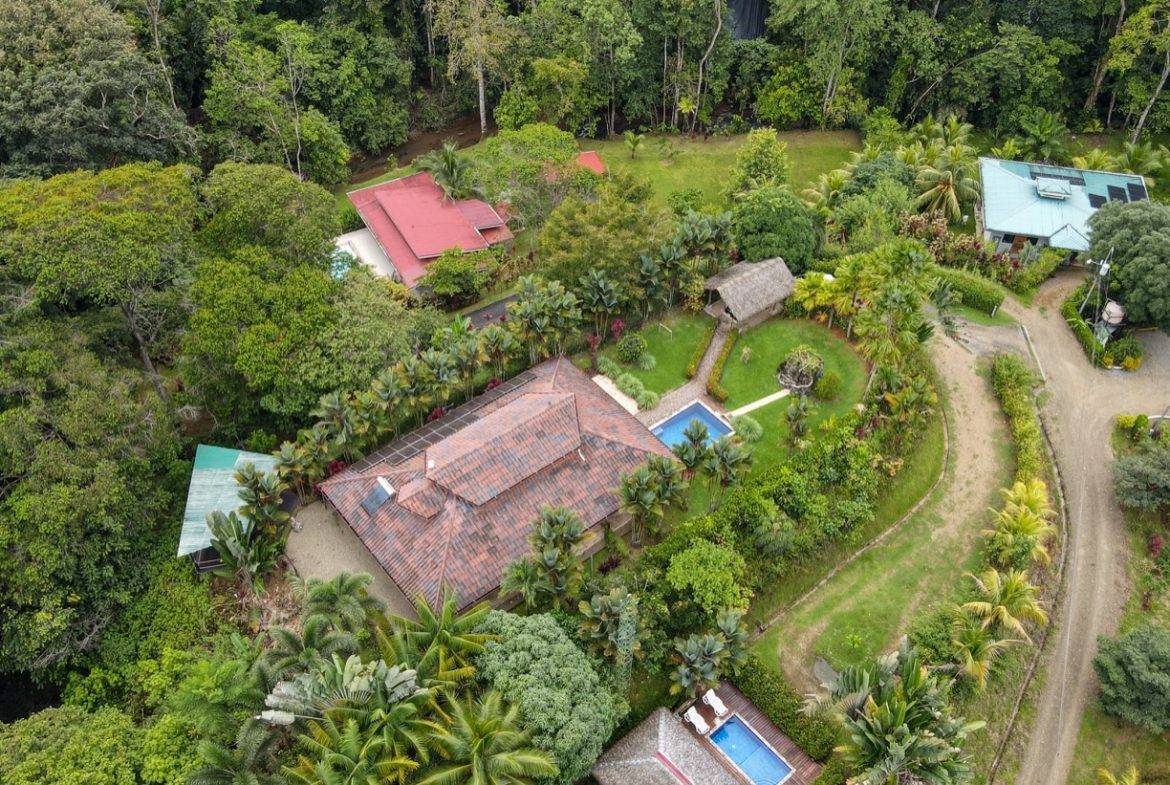 JUNGLE PROPERTY WITH WOOD CABIN  TWO BEDROOM AND POOL, IN OJOCHAL – 1.18 ACRES