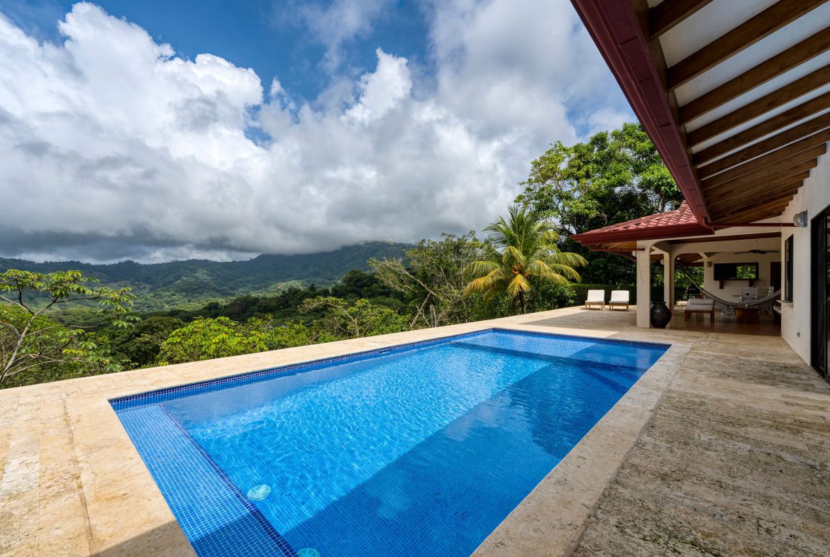 OCEAN AND MOUNTAIN VIEW 3 BEDROOM HOME WITH POOL IN LAGUNAS, Uvita, Costa Rica — photo 1