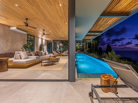 LUXURY PROPERTY WITH FIVE BEDROOM WITH A PANORAMIC VIEWS OF THE SUNSET AND OCEAN CASCADA DE LUZ, IN DOMIICALITO – 1.23 ACRES, Dominicalito, Costa Rica — photo 6