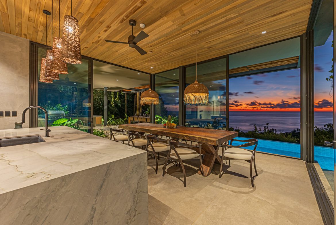 LUXURY PROPERTY WITH FIVE BEDROOM WITH A PANORAMIC VIEWS OF THE SUNSET AND OCEAN CASCADA DE LUZ, IN DOMIICALITO – 1.23 ACRES
