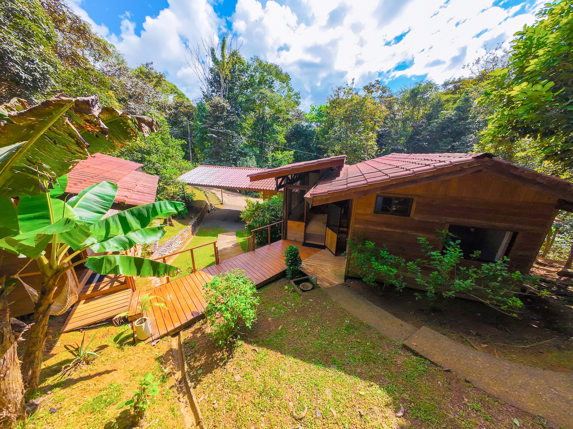 PROPERTY WITH A PRINCIPAL HOUSE AND GUEST HOUSE IN THE MIDDLE OF THE JUNGLE, IN OJOCHAL – 3 ACRES